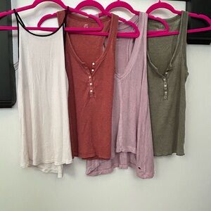 Aerie American Eagle Soft Tank Bundle